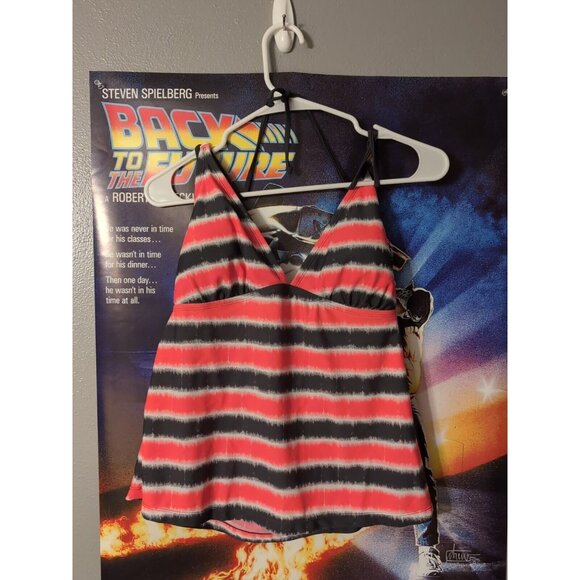 Converse One Star Striped Lightly Padded Tie Neck Takini Junior Size XL - Picture 1 of 6